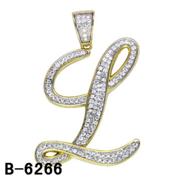 Pendentif de lettre de bijoux en argent sterling 925 de haute qualité